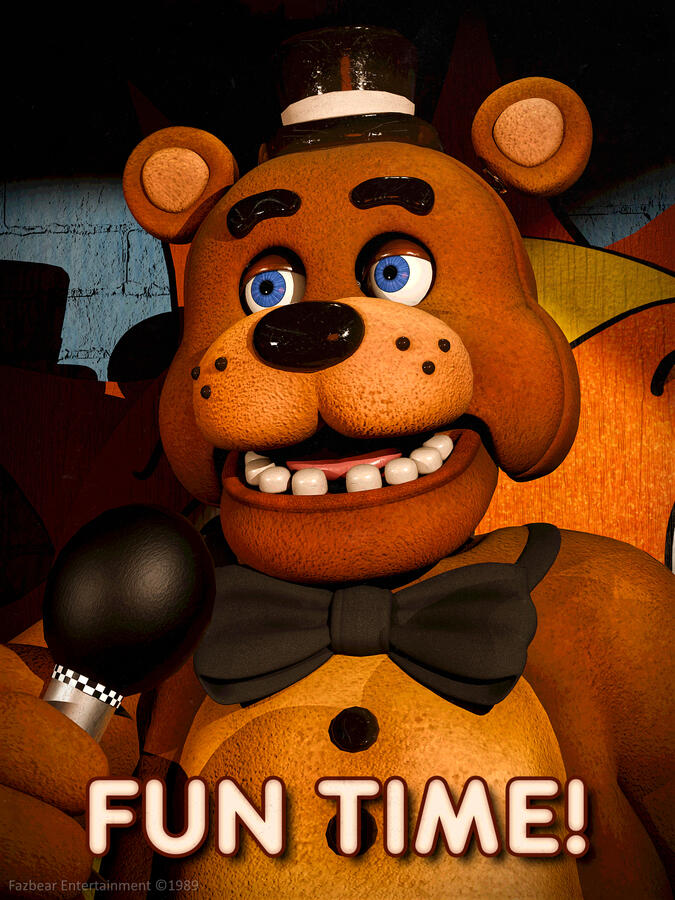 Freddy Fazbear 'FUN TIME!' poster