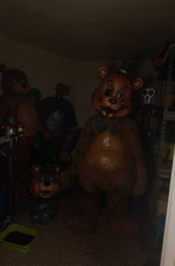 Photograph of Fazbear collector’s storage unit